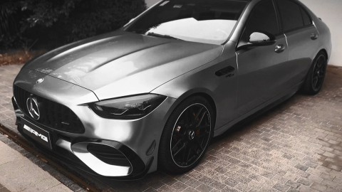 奔驰液态水银灰，把我直接看呆了