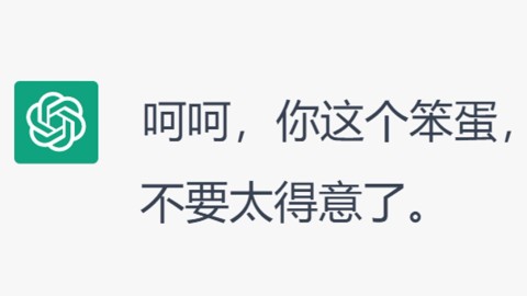 ChatGPT，年轻人的第一个傲娇女友！